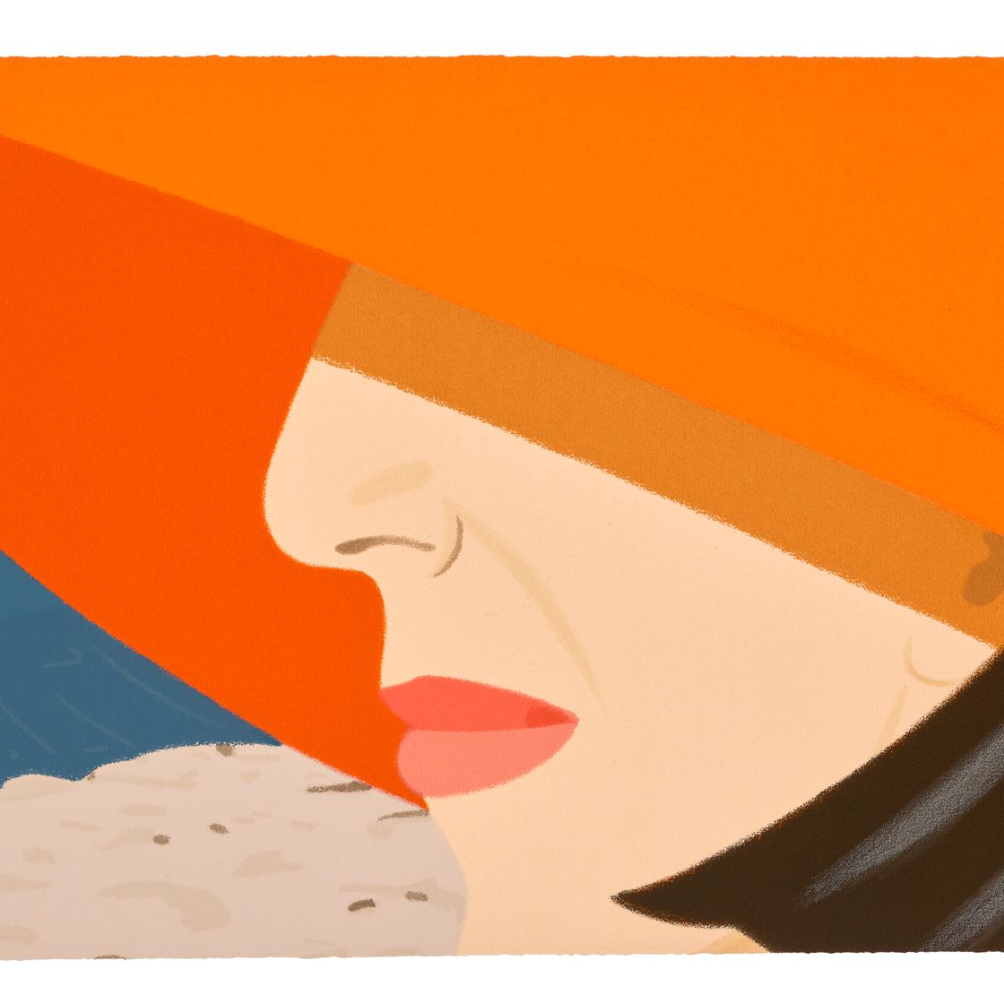 Alex Katz — Оранжевая шляпа от Алекса и Ады, 1960-е - 1980-е годы