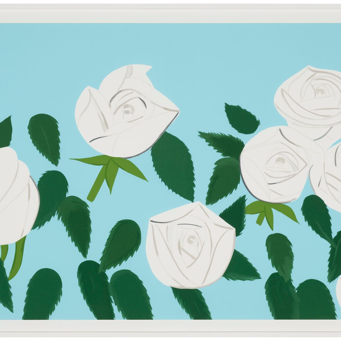Alex Katz — Белые розы, изображение 2