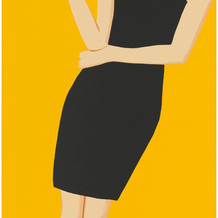 Alex Katz — Рут, от: Черное платье