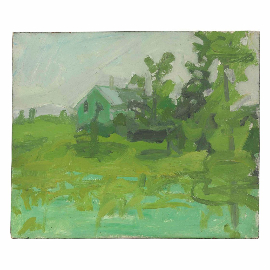 Alex Katz — Пейзаж с домом