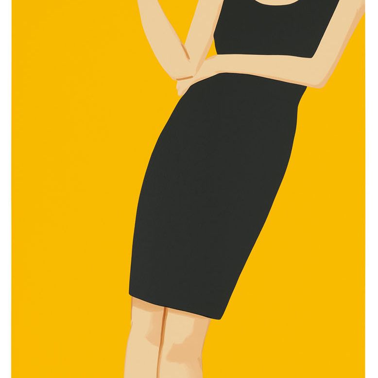 Alex Katz — Уна, от кого: Черное платье