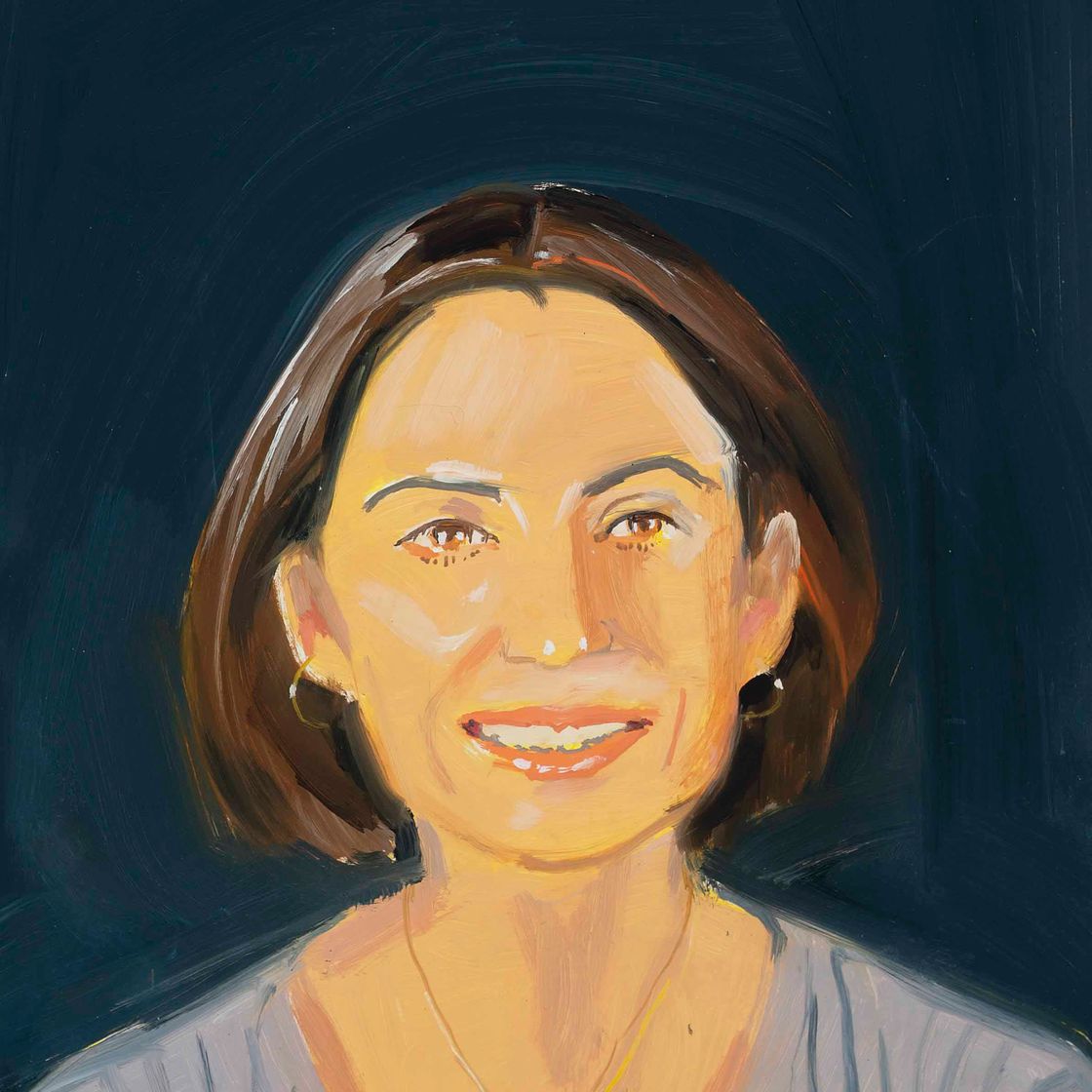 Alex Katz — Ан Улыбается