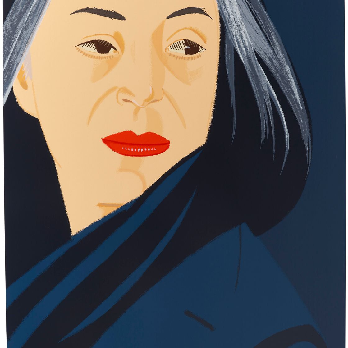Alex Katz — Черный шарф