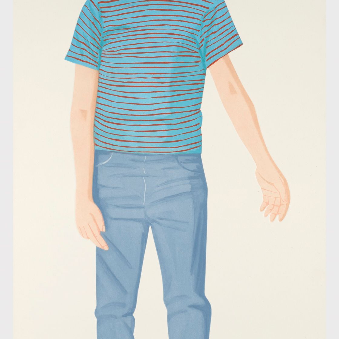 Alex Katz — Рубашка в полоску
