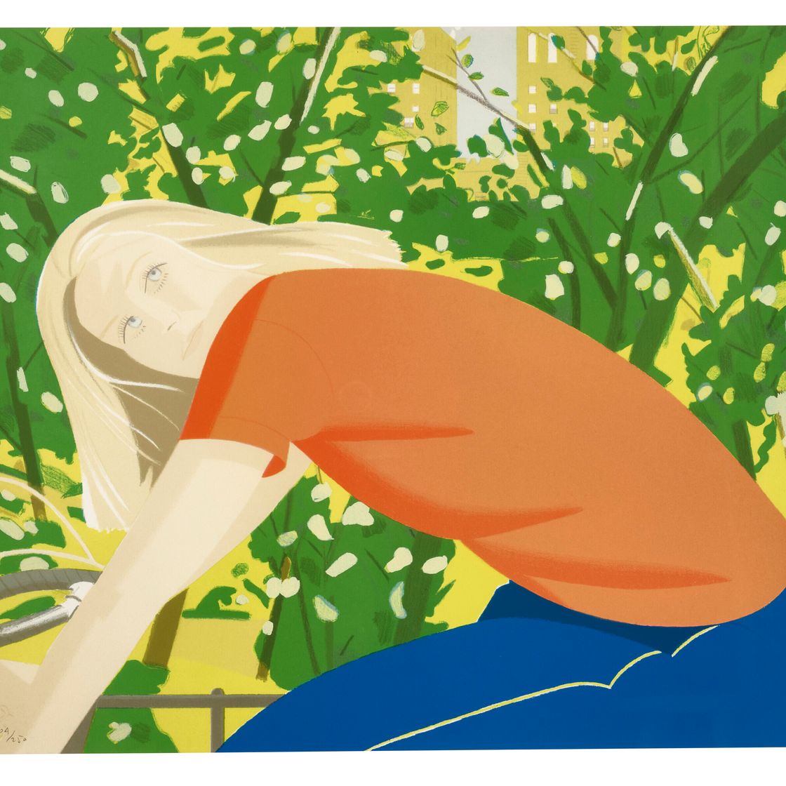 Alex Katz — Велосипедист из Нью-Йорка: Восемь современных художников прославляют свой город
