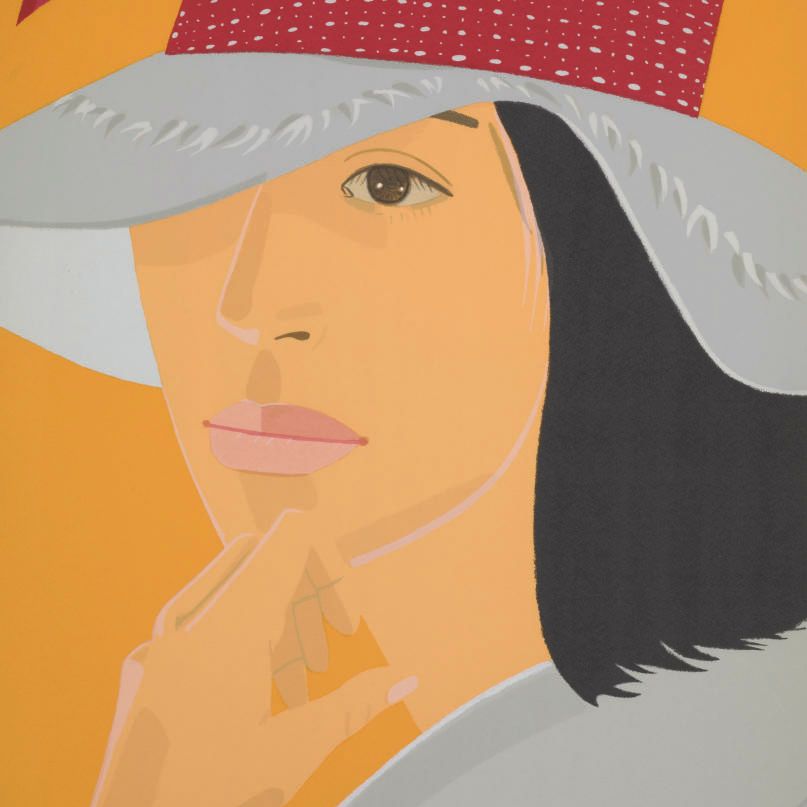 Alex Katz — Красная полоса (Маравелл 116)