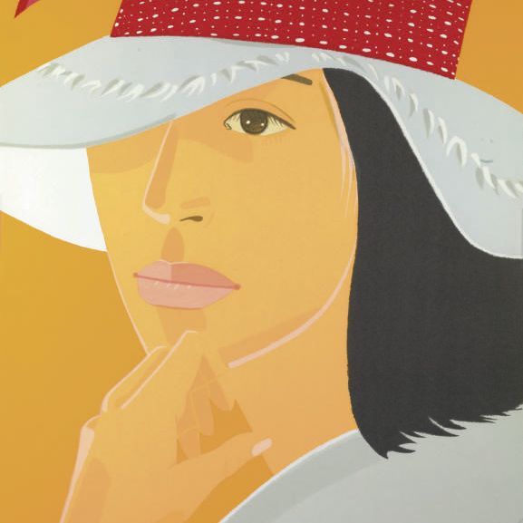 Alex Katz — Красная полоса (Маравелл 116)