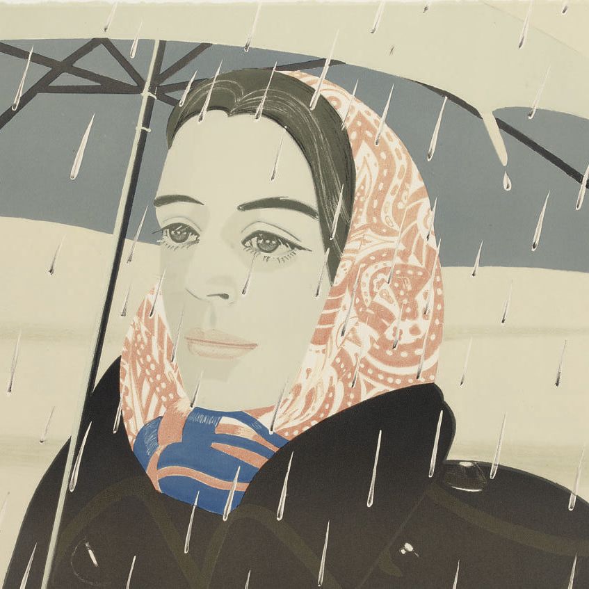 Alex Katz — Синий зонт (M. 121)