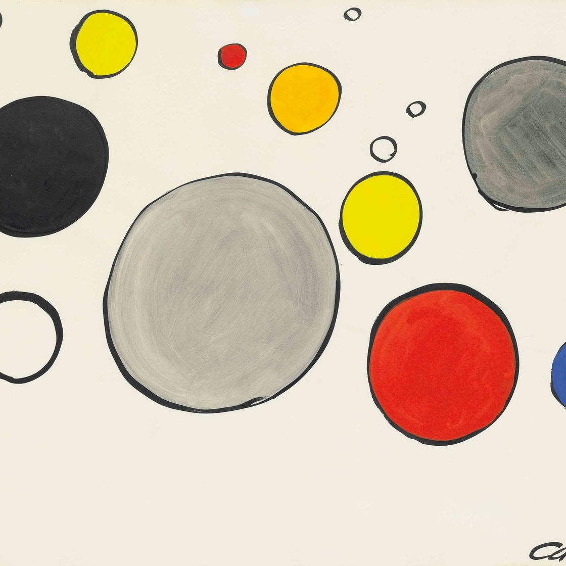 Alexander Calder — Без названия (Цветные пузырьки)