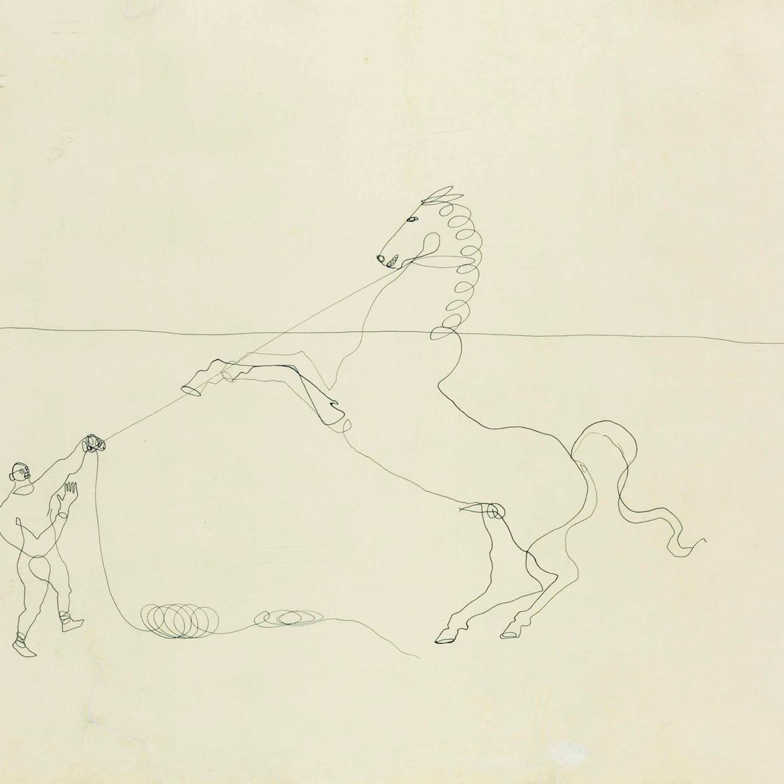 Alexander Calder — Лошадь и тренер