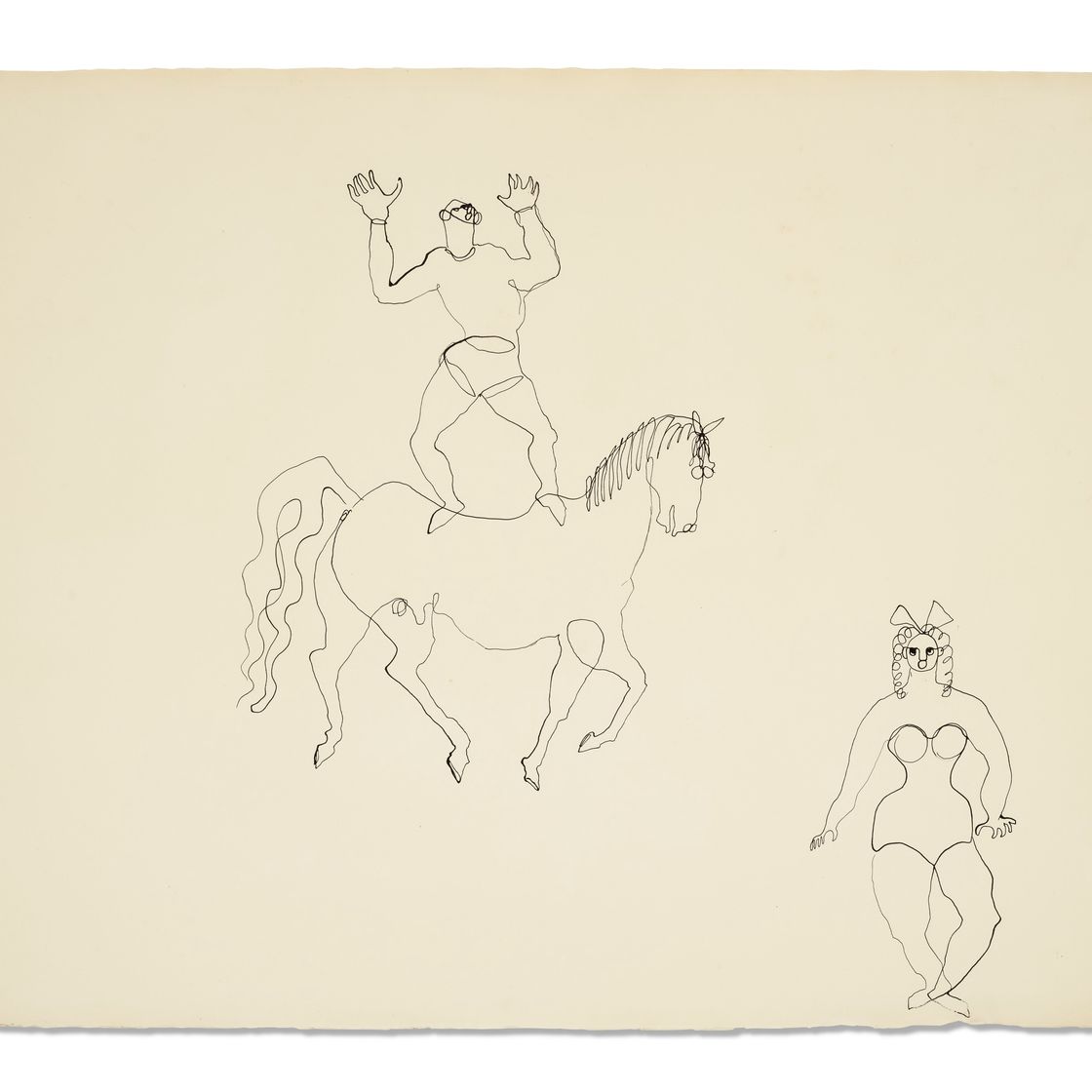 Alexander Calder — Представление верхом на лошади