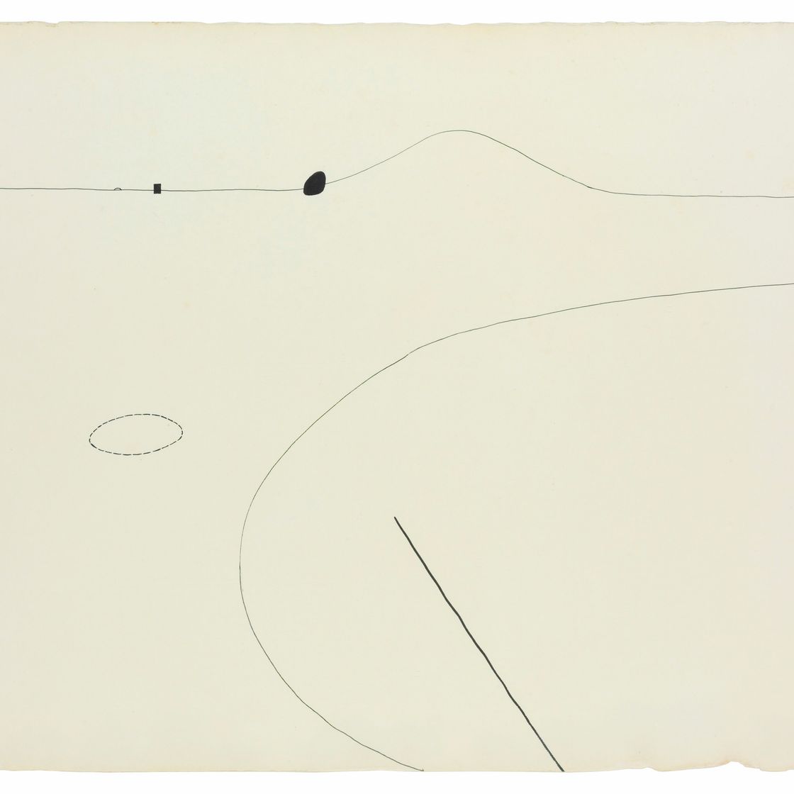 Alexander Calder — Сферический треугольник, поднимающийся на гору
