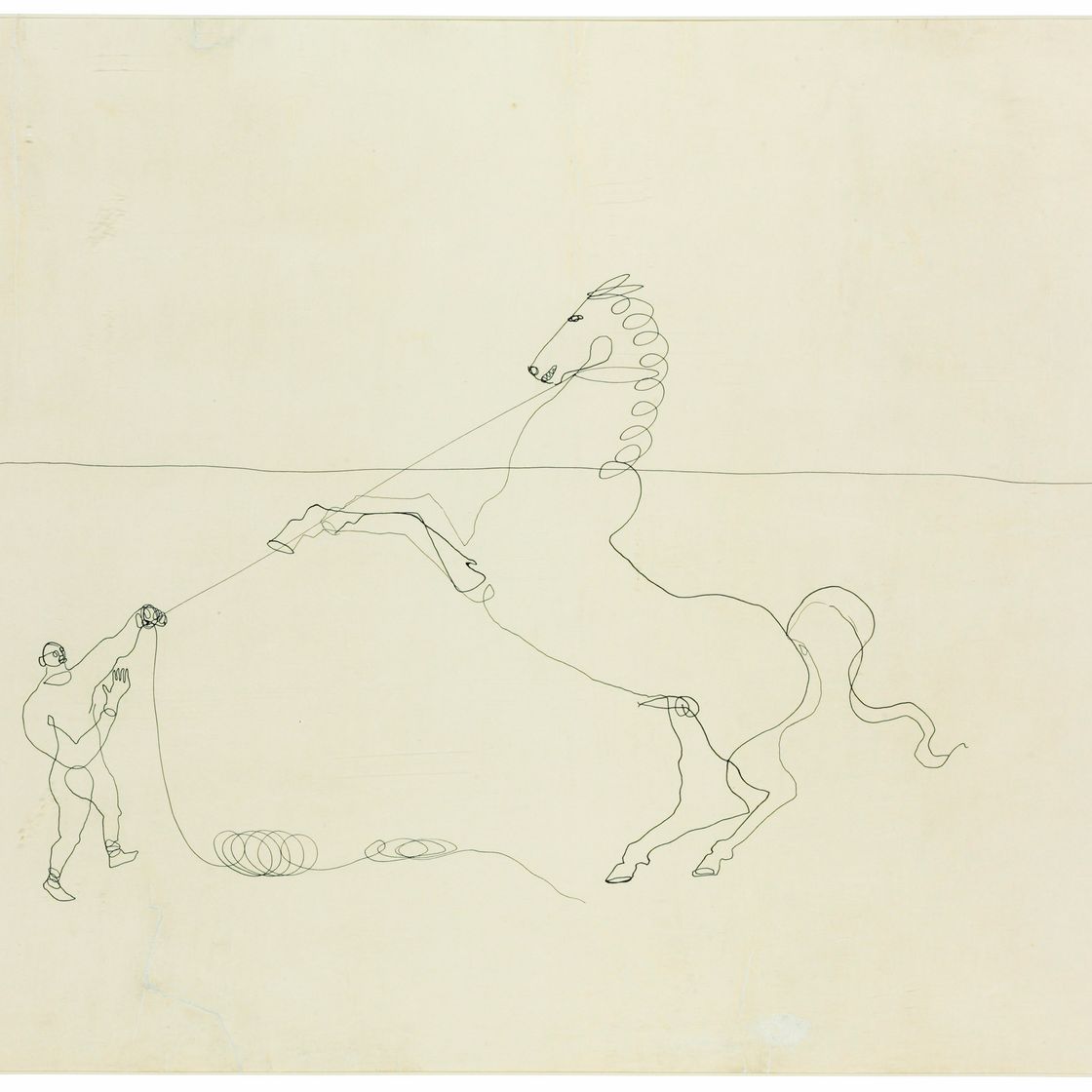 Alexander Calder — Лошадь и ее тренер