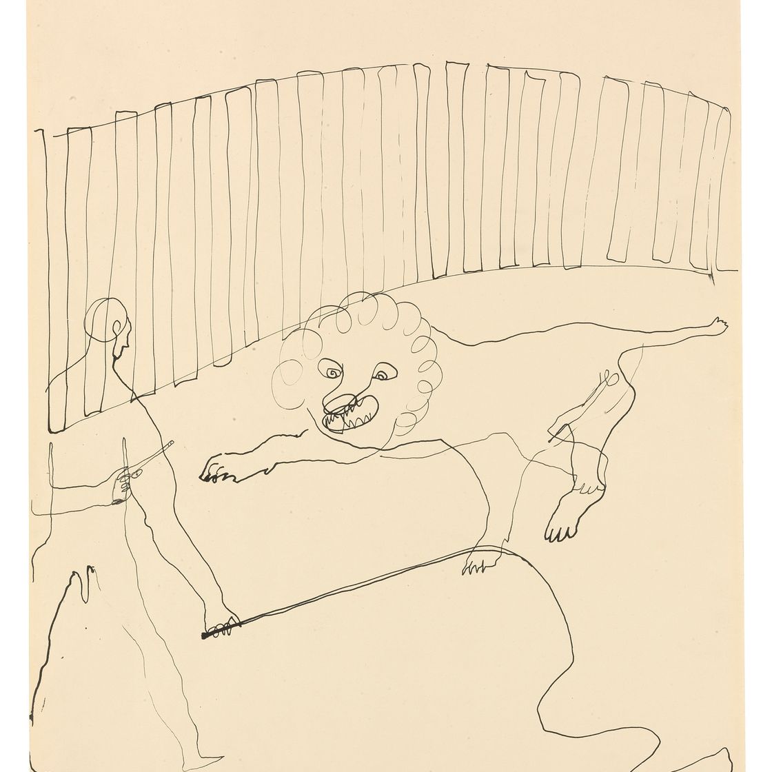 Alexander Calder — Огражденный лев