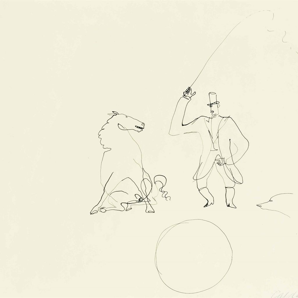Alexander Calder — Инспектор манежа и лошадь