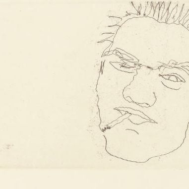Alexander Calder — Набережная за столом, Париж, "Черное солнце", 1967