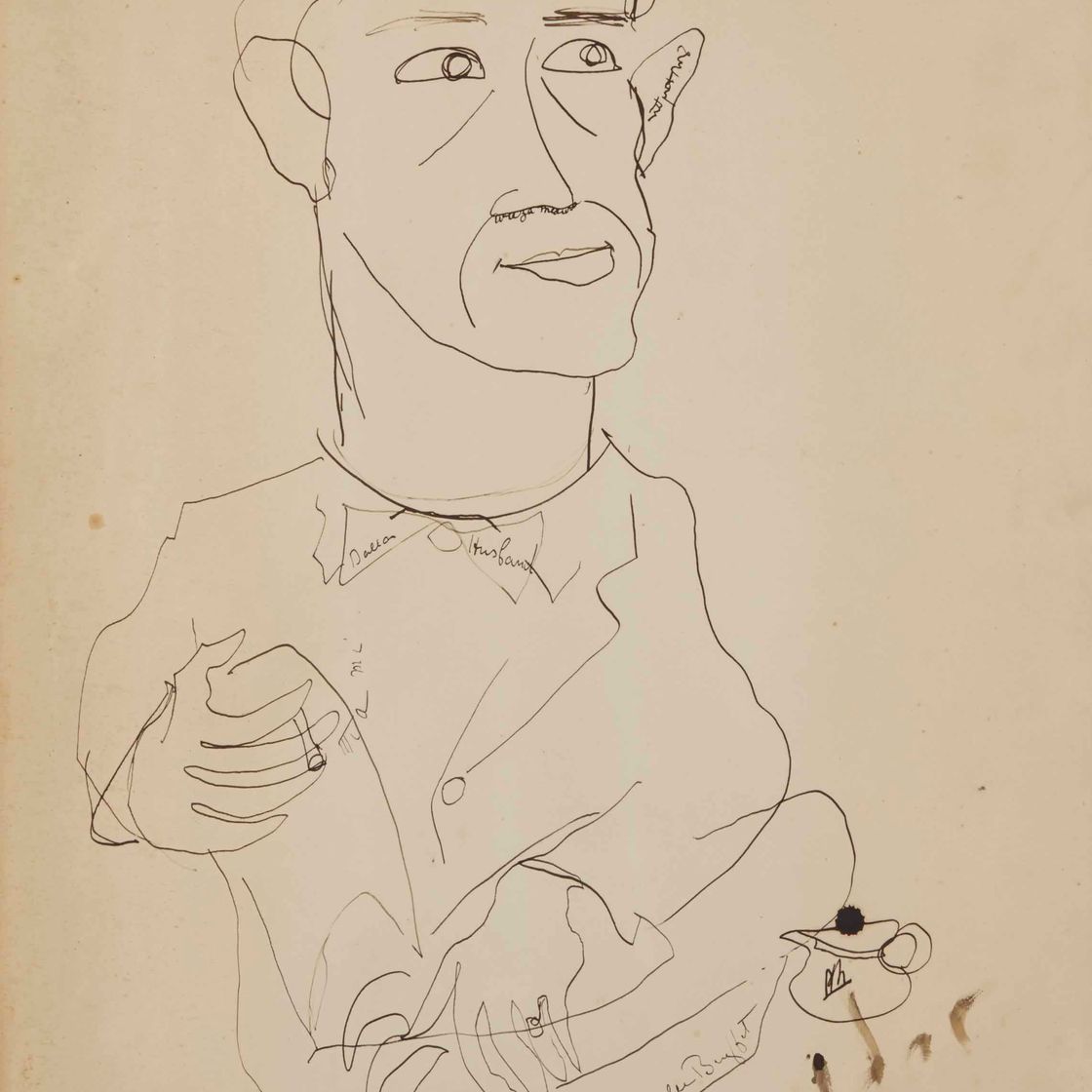 Alexander Calder — Портрет Жоржа Гюгне