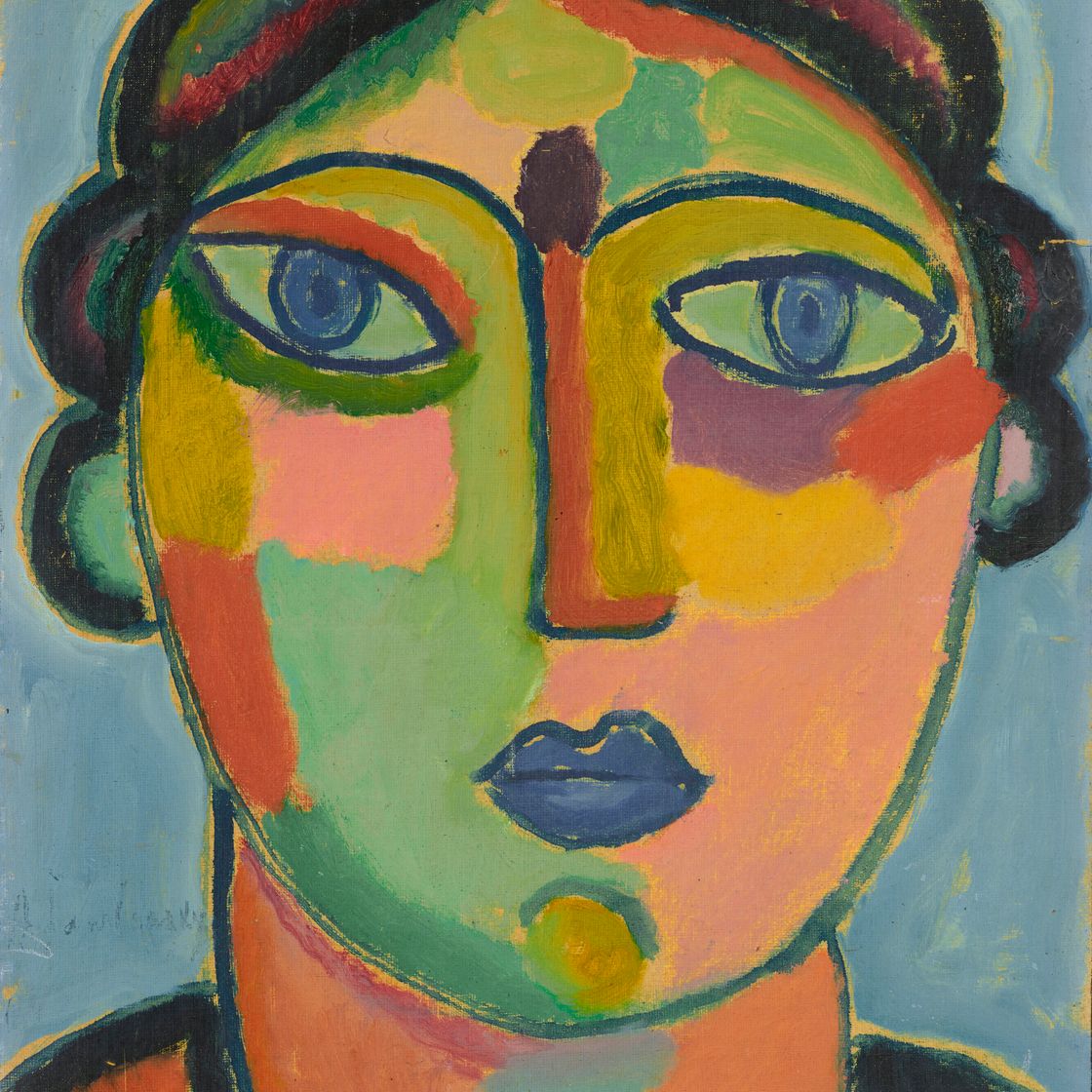 Alexej von Jawlensky — Мистический Копф: Блауэр Мунд, изображение 1