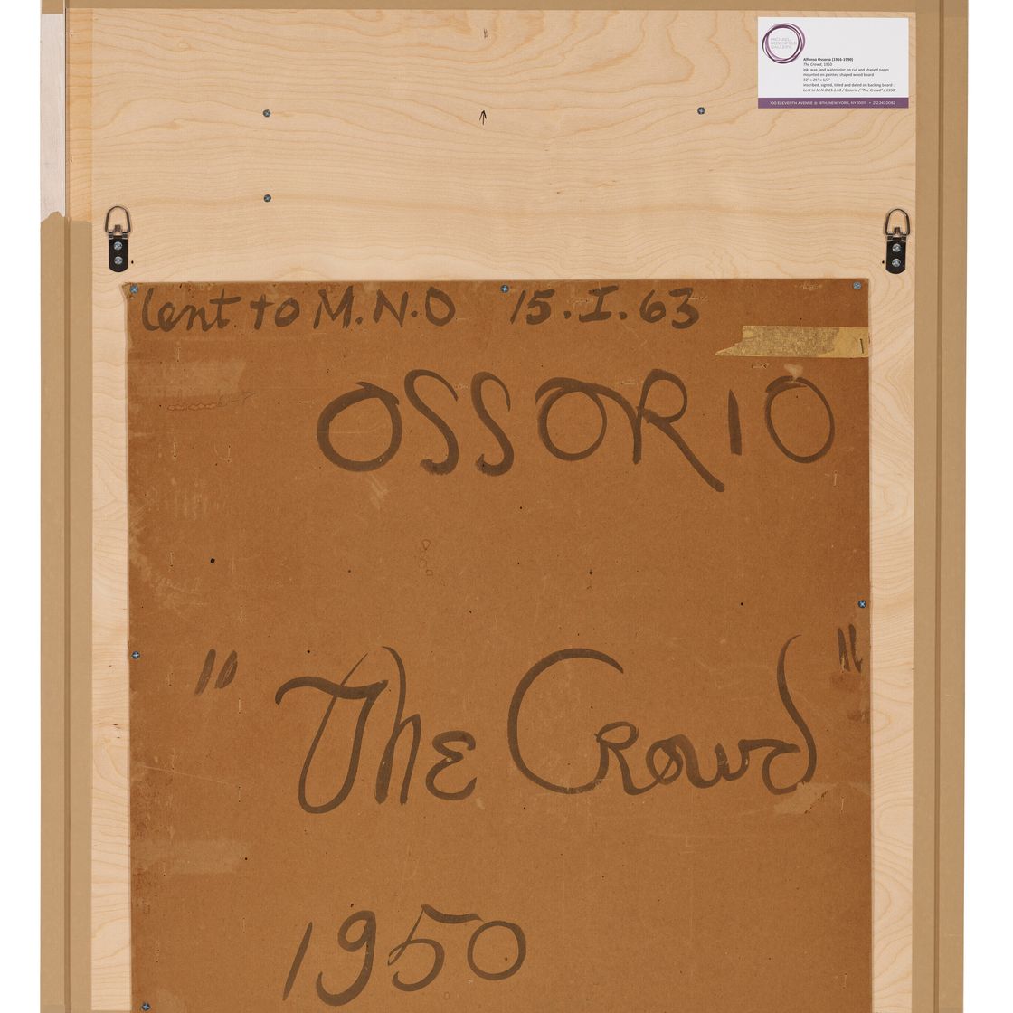 Alfonso Ossorio — Толпа, изображение 4