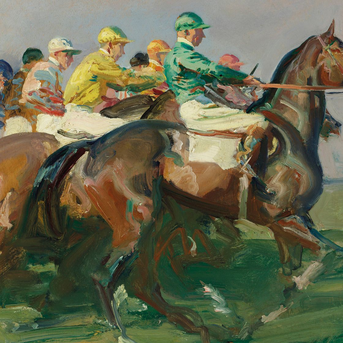 Alfred James Munnings — Начало работы в Ньюмаркете, изображение 2