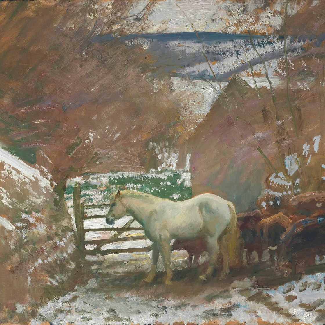 Alfred James Munnings — Февральская оттепель
