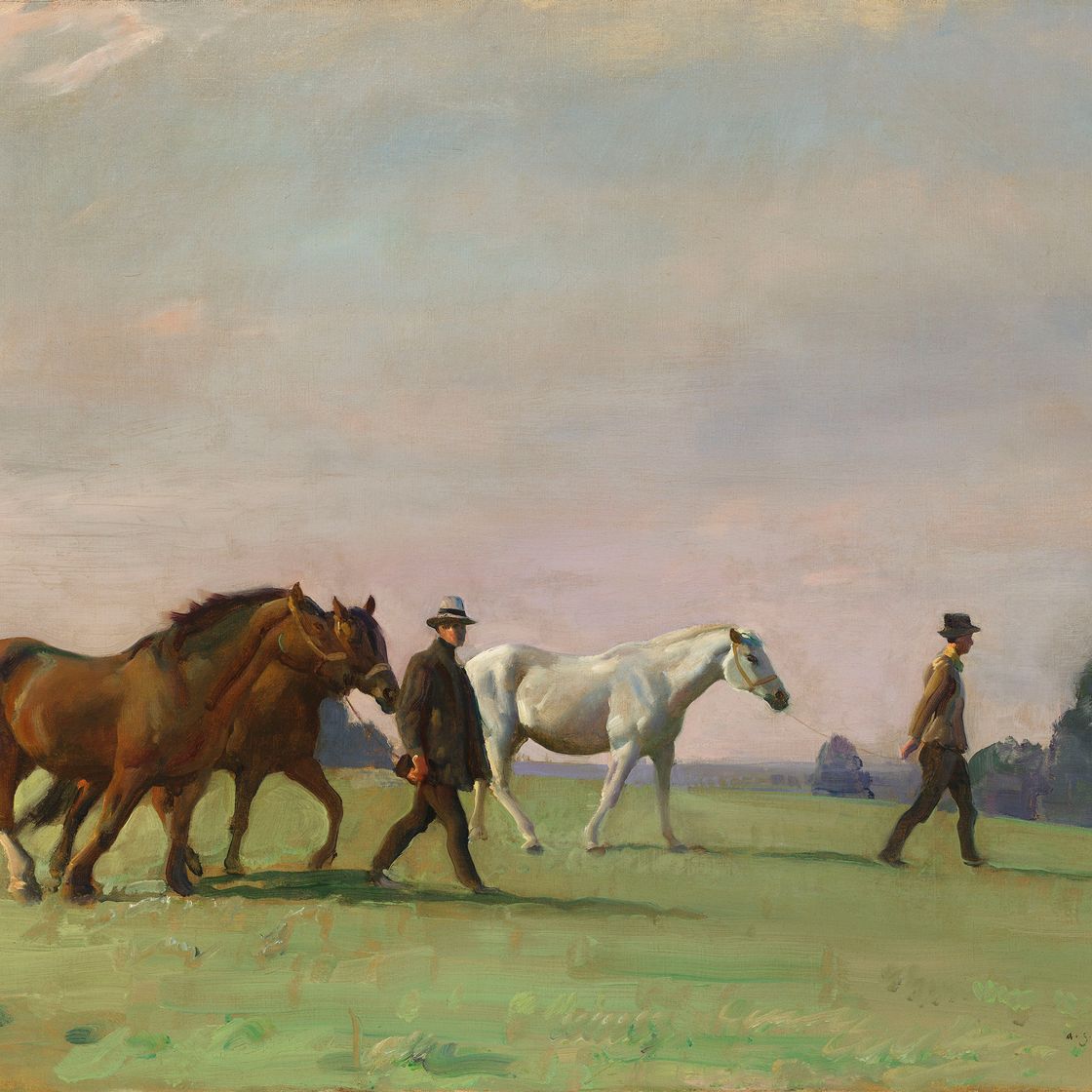 Alfred James Munnings — Зеленый луг