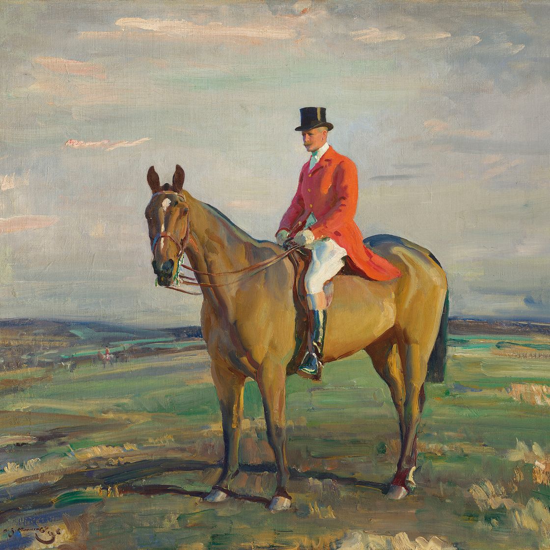 Alfred James Munnings — Вивиан Хью Смит на своем охотнике
