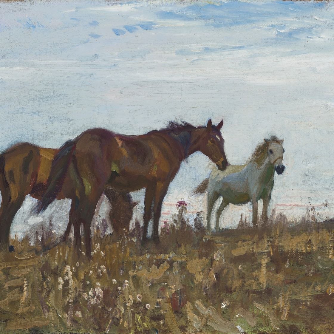 Alfred James Munnings — На вересковых пустошах