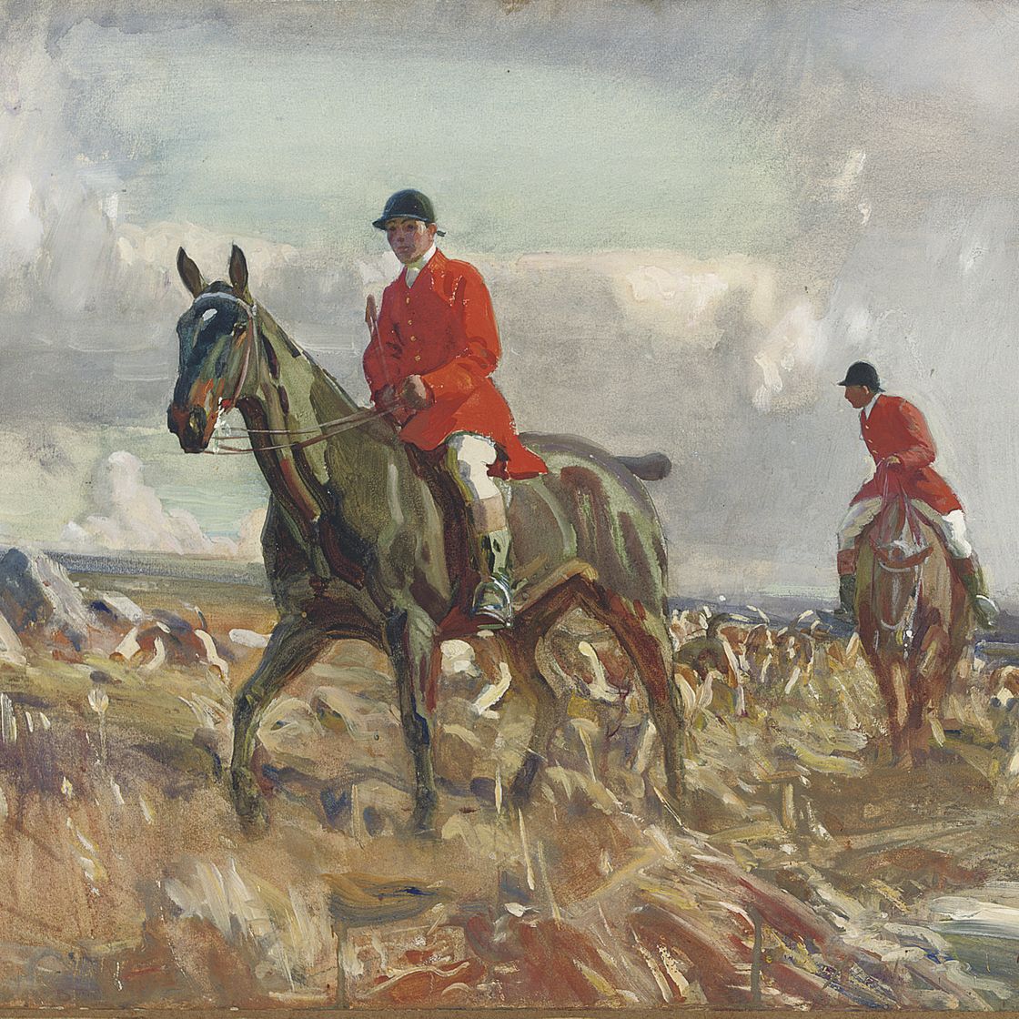 Alfred James Munnings — Пересекая вересковую пустошь