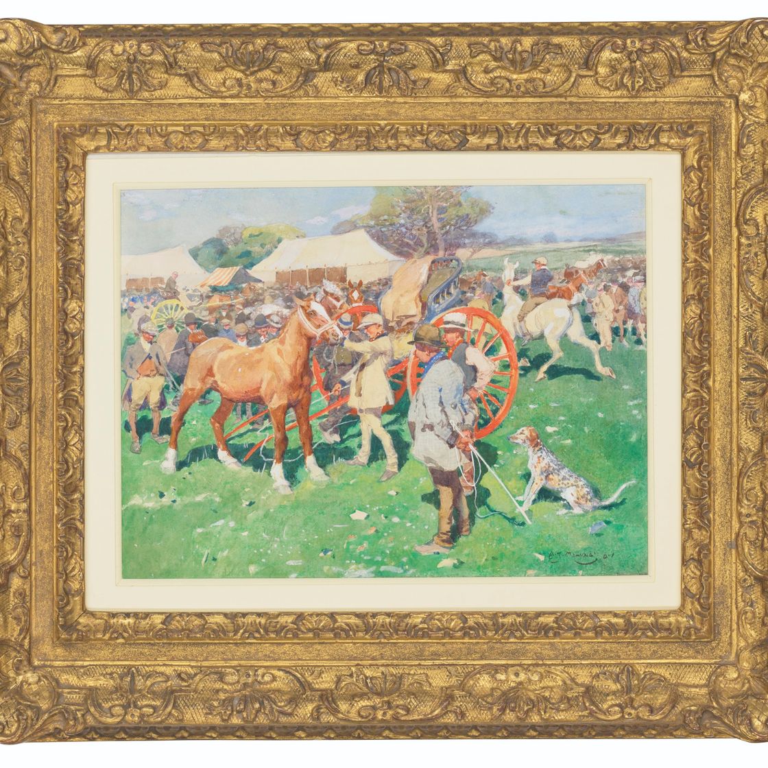 Alfred James Munnings — Конная ярмарка, изображение 2