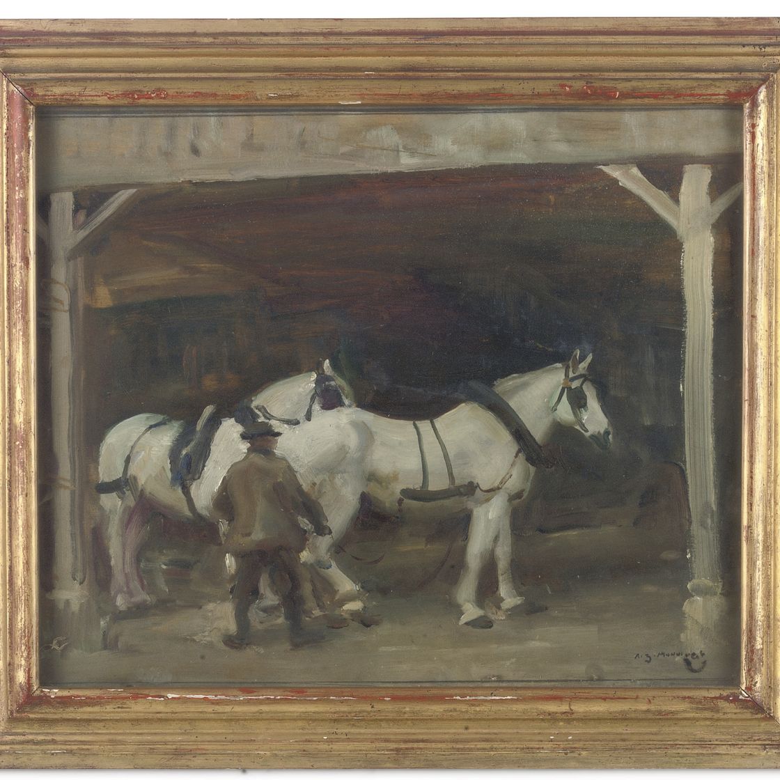 Alfred James Munnings — СЭР АЛЬФРЕД ДЖЕЙМС МАННИНГС, член Народной партии (P.R.A., R.W.S.), (1878-1959)