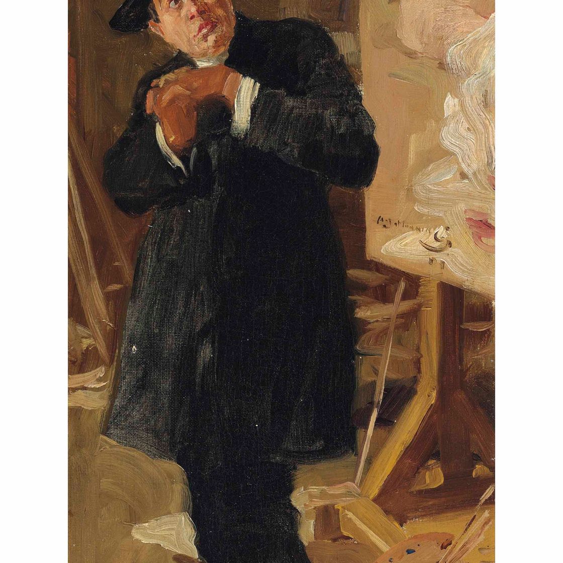 Alfred James Munnings — Смущенный священнослужитель