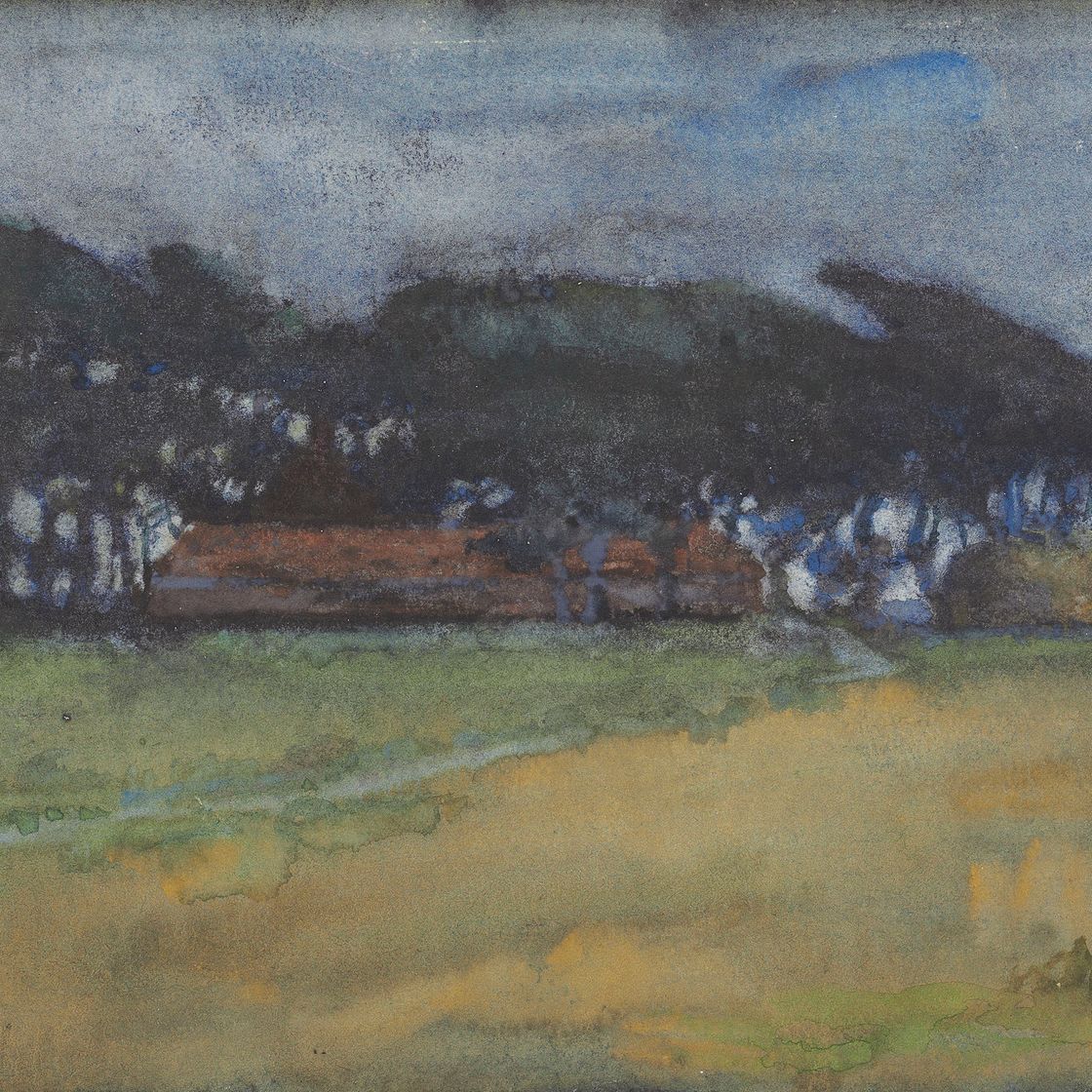 Alfred James Munnings — Усадьба в Ститхиансе, Корнуолл