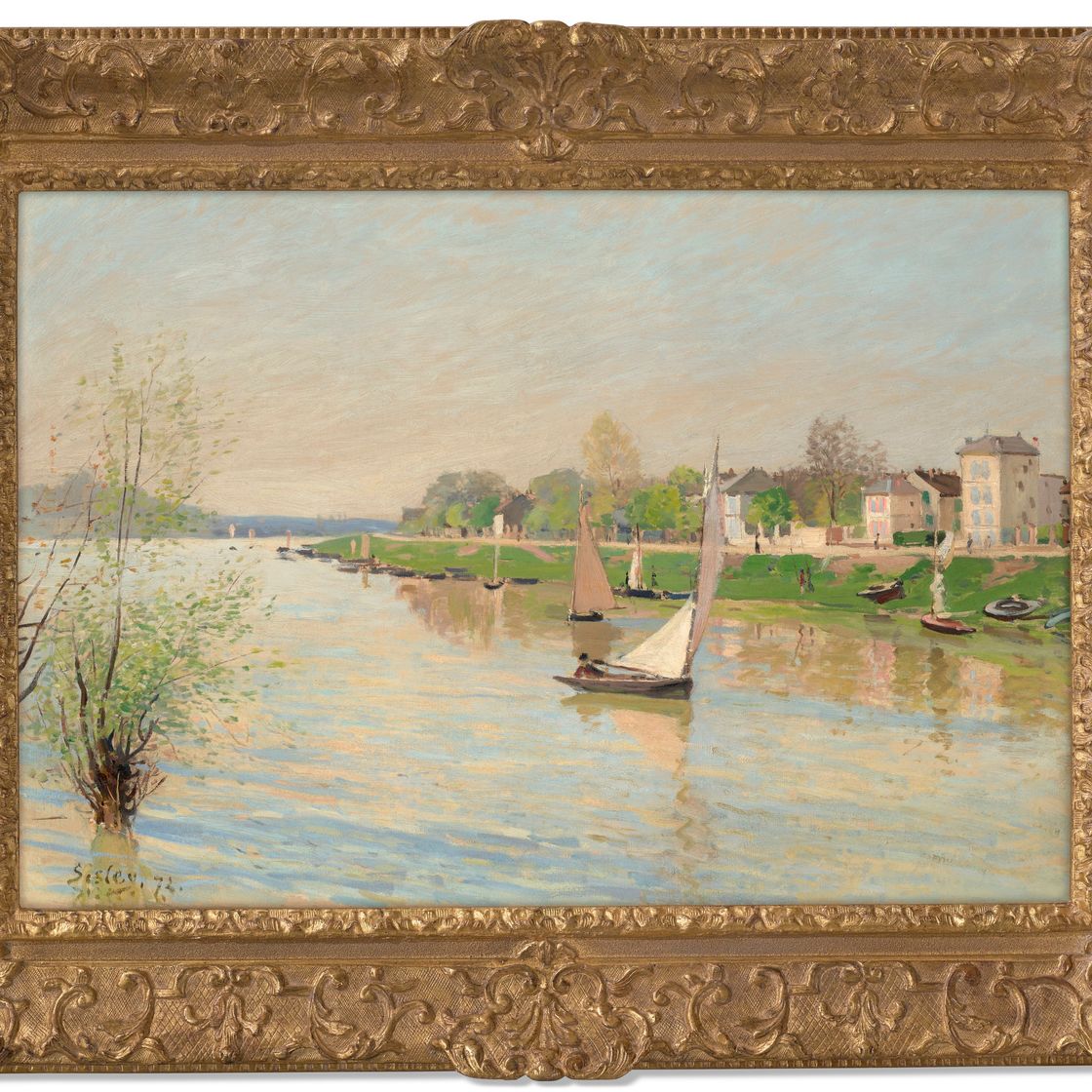 Alfred Sisley — Сена в Аржантее, изображение 2
