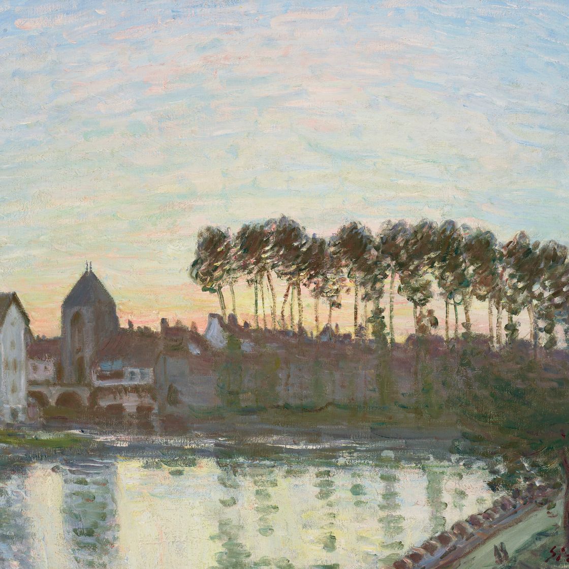 Alfred Sisley — Морет-сюр-Луан на берегу моря, изображение 1