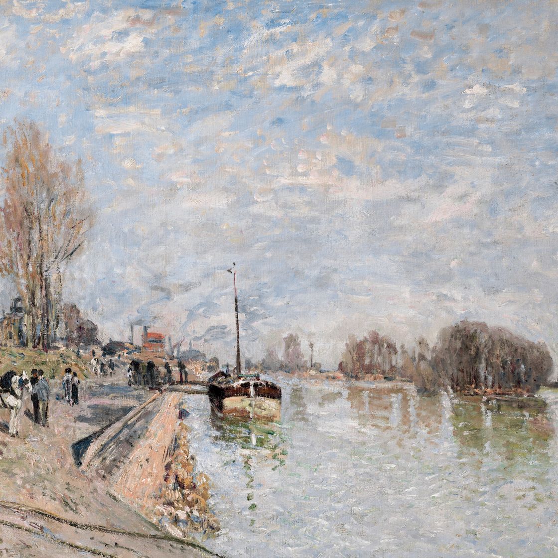 Alfred Sisley — Ла-Сена в уверенности, изображение 1