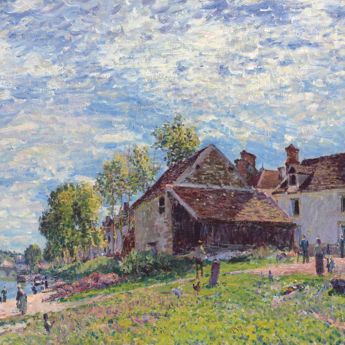 Alfred Sisley — Сент-Маммес, авангард будущего