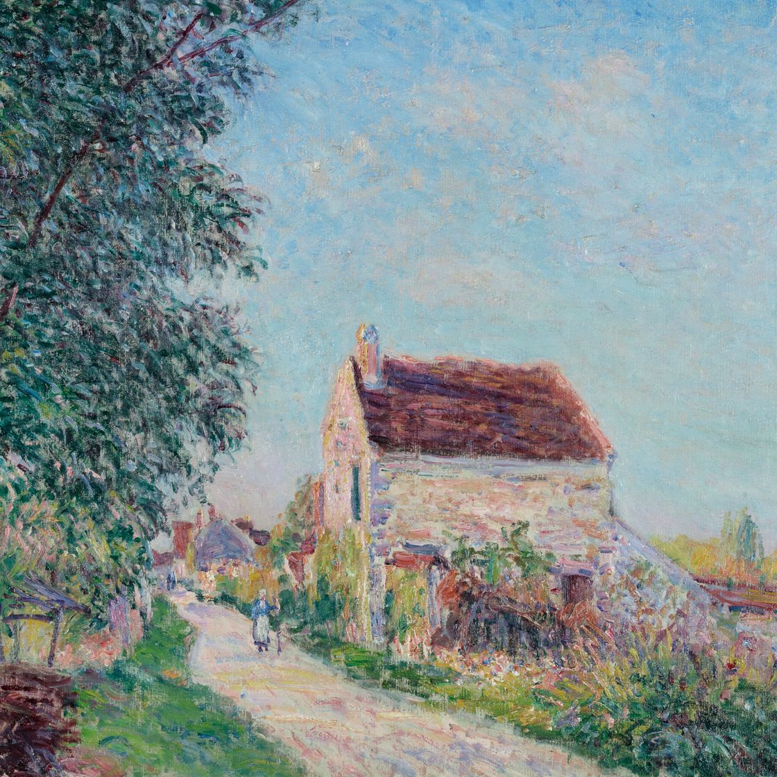 Alfred Sisley — Деревня Саблон, пре-де-Венеция-Надон, изображение 1