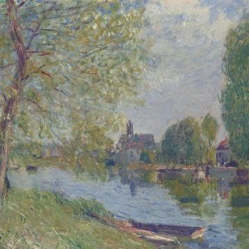 Alfred Sisley — Печать в Море-сюр-Луан