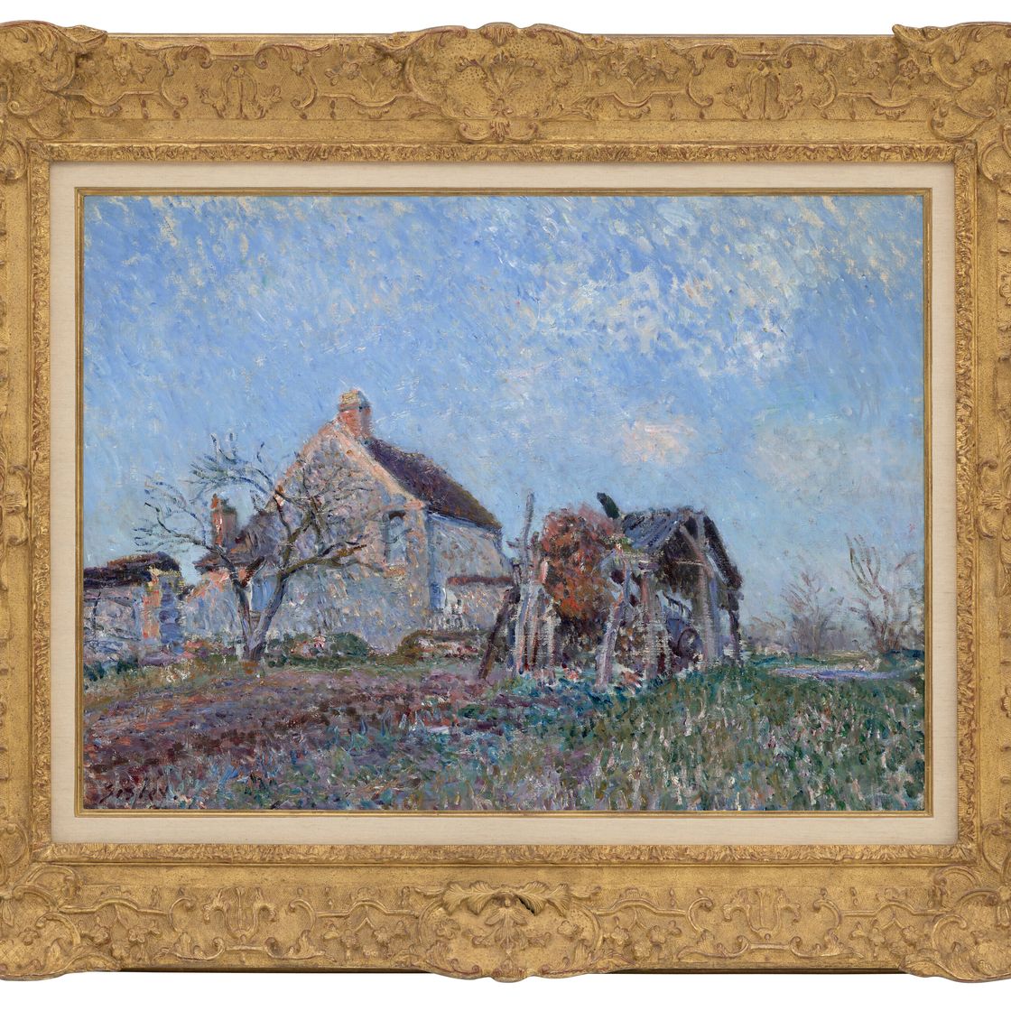 Alfred Sisley — Старый Шомьер в Саблоне, окрестности Венеции-Надон, изображение 3