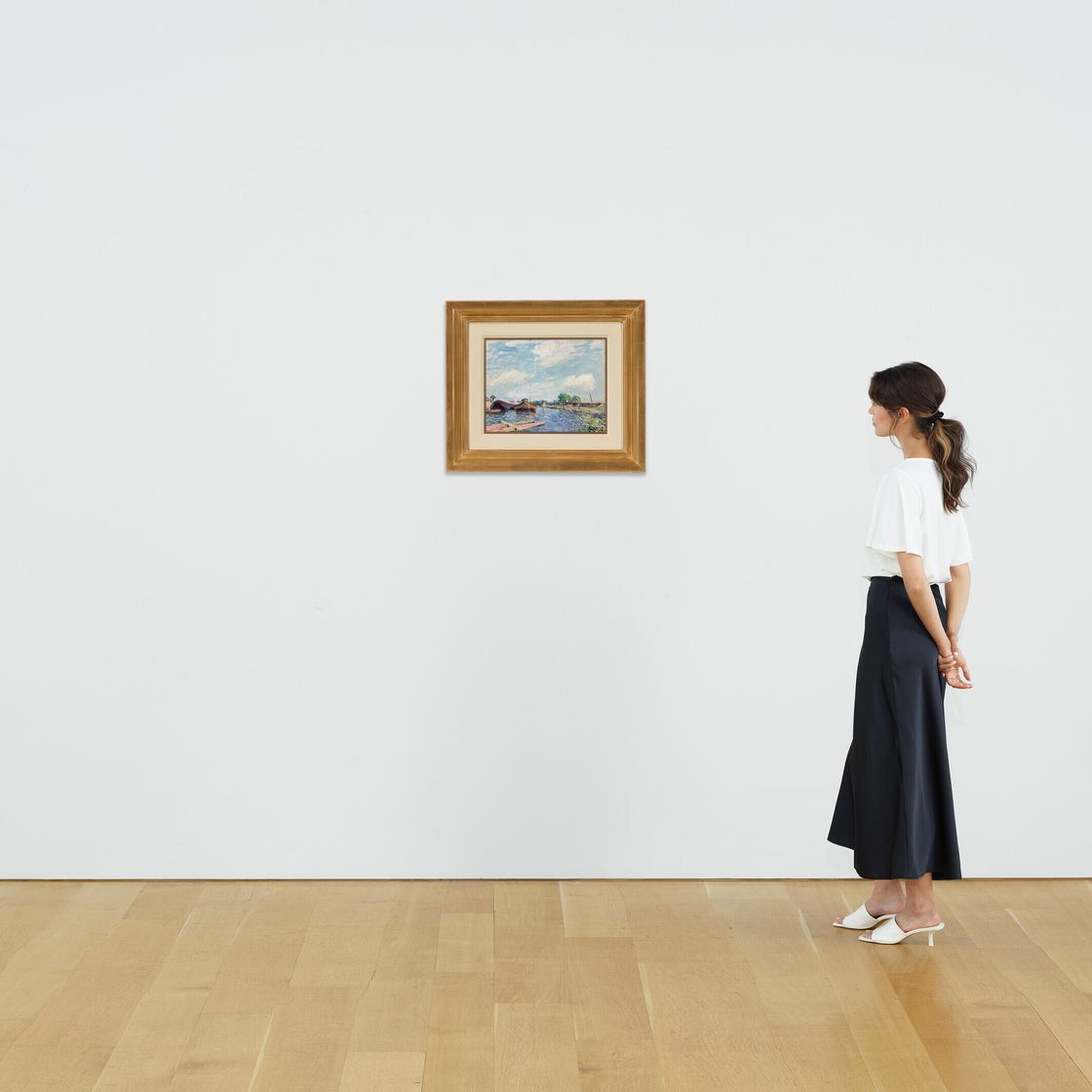 Alfred Sisley — Канал Луан-а-Сен-Мамес, изображение 4