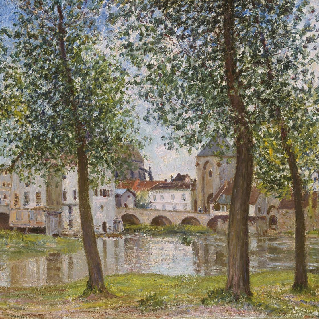 Alfred Sisley — Пон-де-Море-сюр-Луан