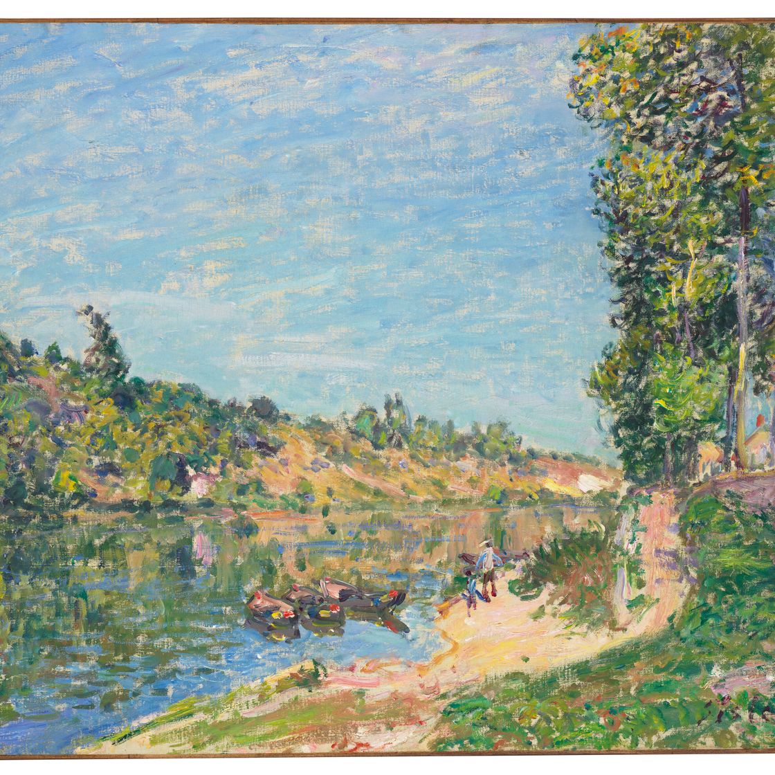 Alfred Sisley — Лес Кото-де-ла-Целль, Апре-Сен-Мамес, изображение 3