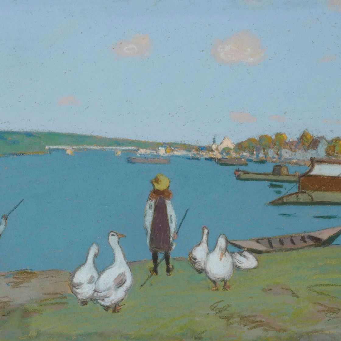 Alfred Sisley — Нарядница на границе с Луной
