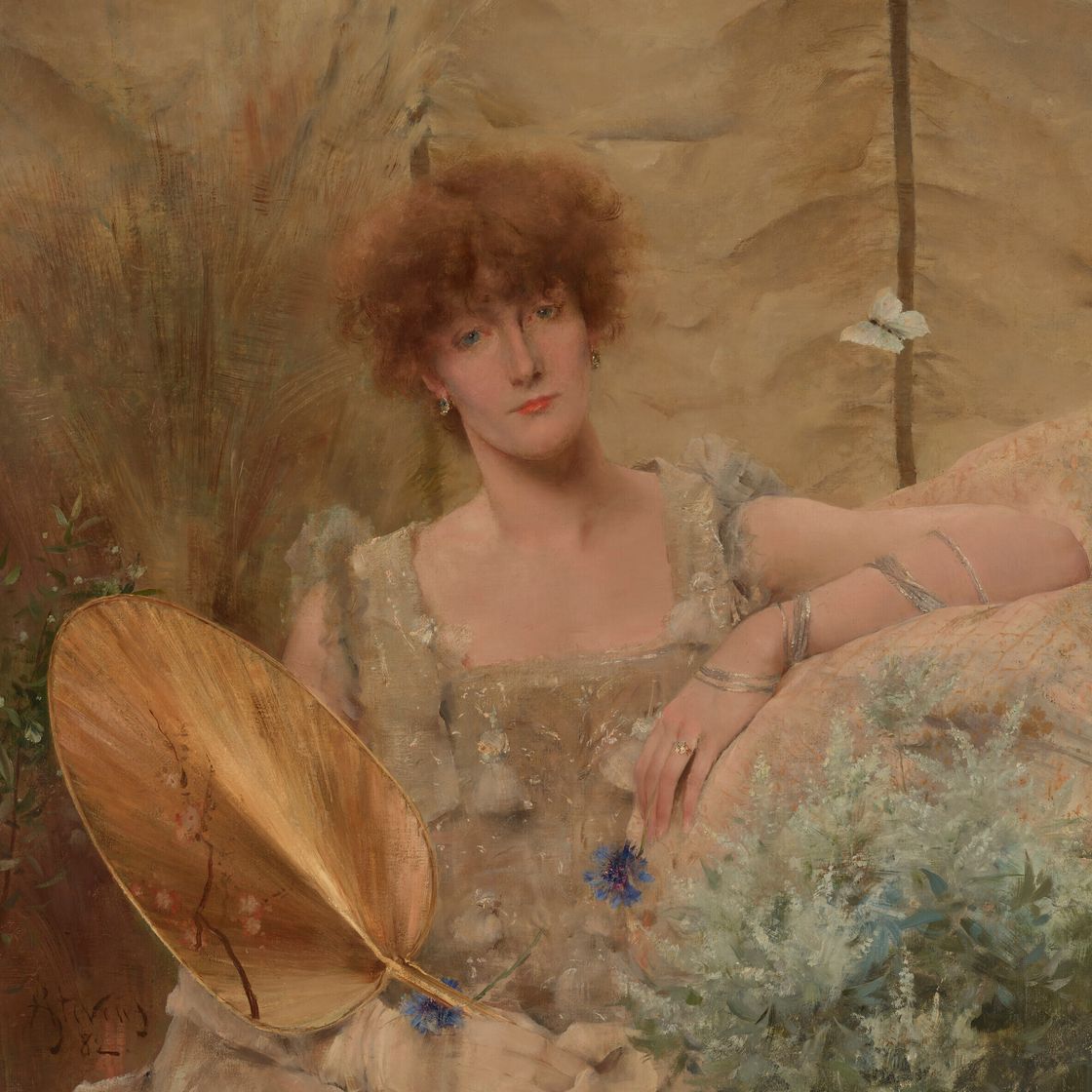 Alfred Stevens — Федора (портрет Сары Бернар)