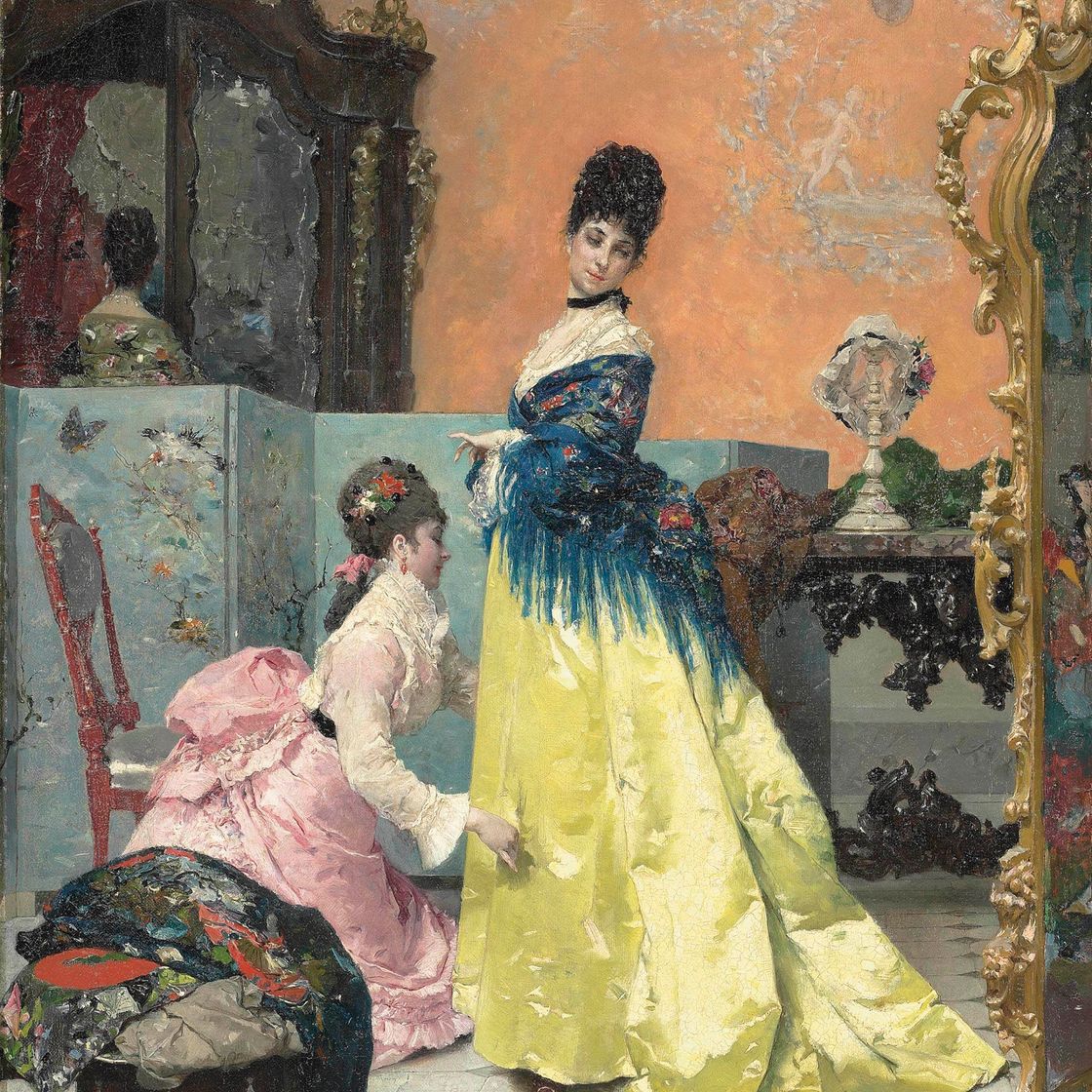 Alfred Stevens — Примерка