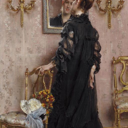 Alfred Stevens — В гостях