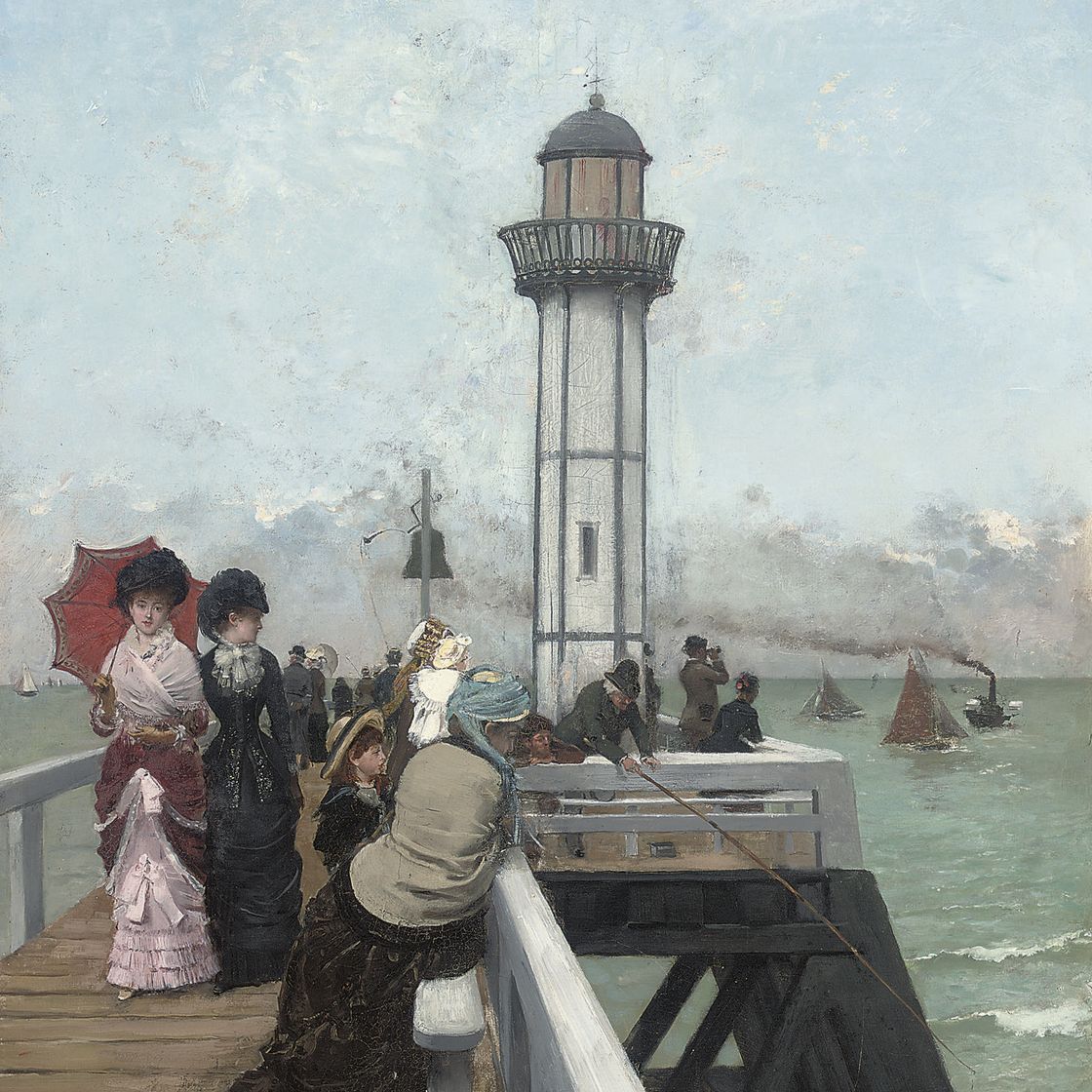 Alfred Stevens — Маяк в Онфлере