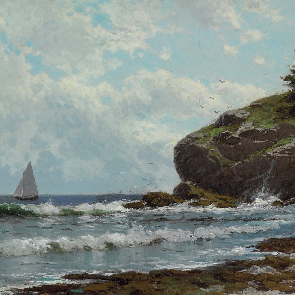 Alfred Thompson Bricher — Вдоль берега