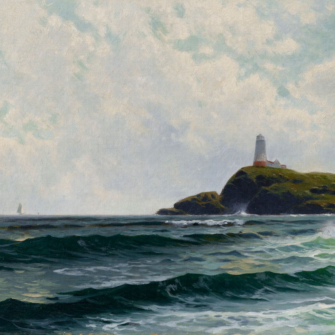 Alfred Thompson Bricher — Маяк на берегу моря